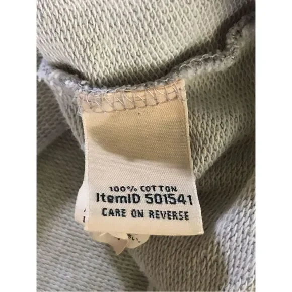 L.L Bean Long Sleeve Henley Sweatshirt Womens Button Cotton SZ L - Picture 10 of 10